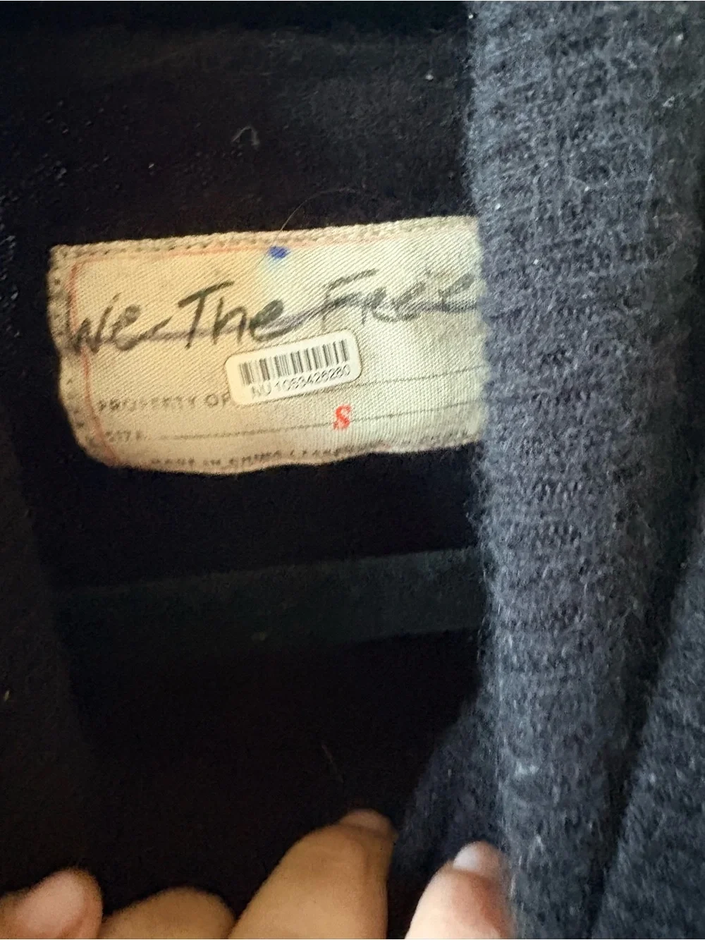 Free People We the Free 100% cashmere turtleneck sweater black Small